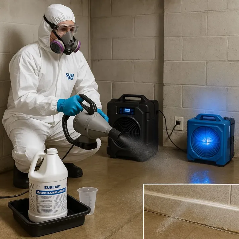 Sanitization and Odor Removal process in Eliot, ME